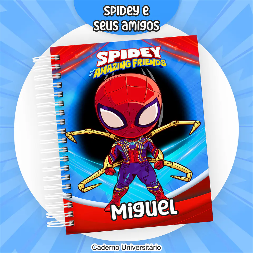 Arquivo Encadernação Kit Escolar Spidey e seus amigos - PAMELLA 7