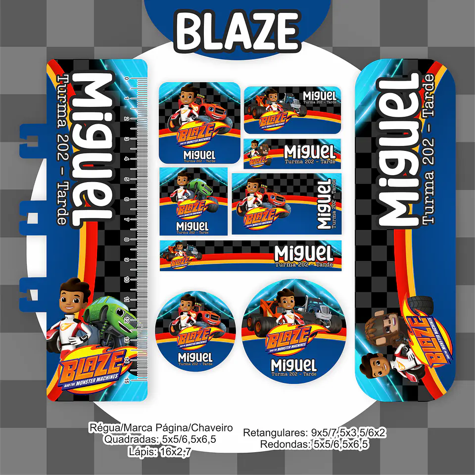 Arquivo Encadernação Kit Escolar Blaze - PAMELLA 3