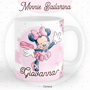 Arquivo Encadernação Kit Escolar Minnie Bailarina - PAMELLA