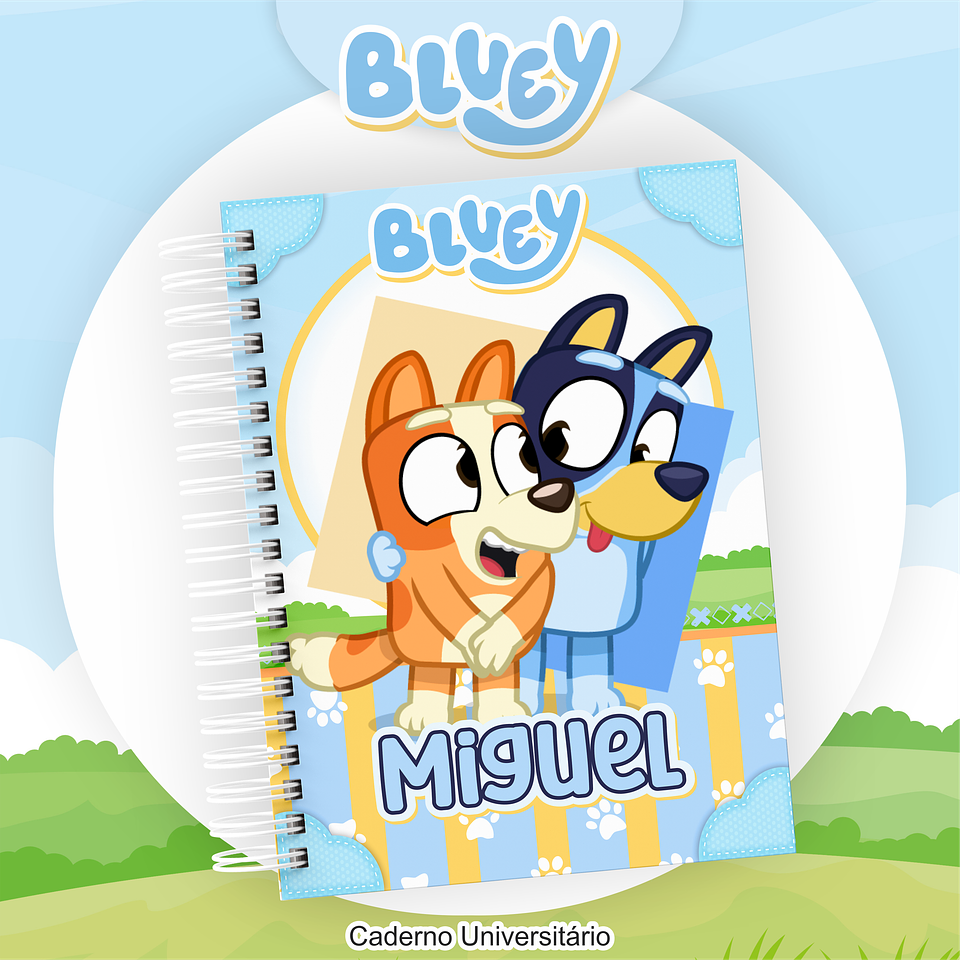 Arquivo Encadernação Kit Escolar Bluey - PAMELLA 8