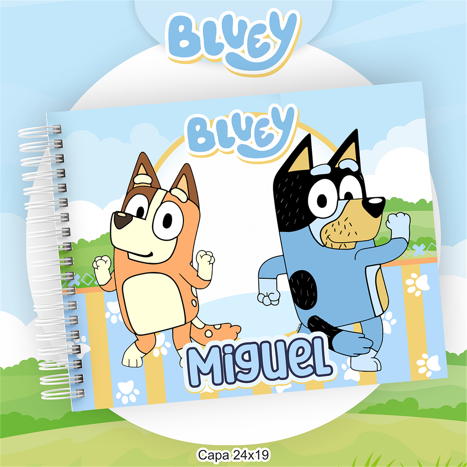 Arquivo Encadernação Kit Escolar Bluey - PAMELLA 9