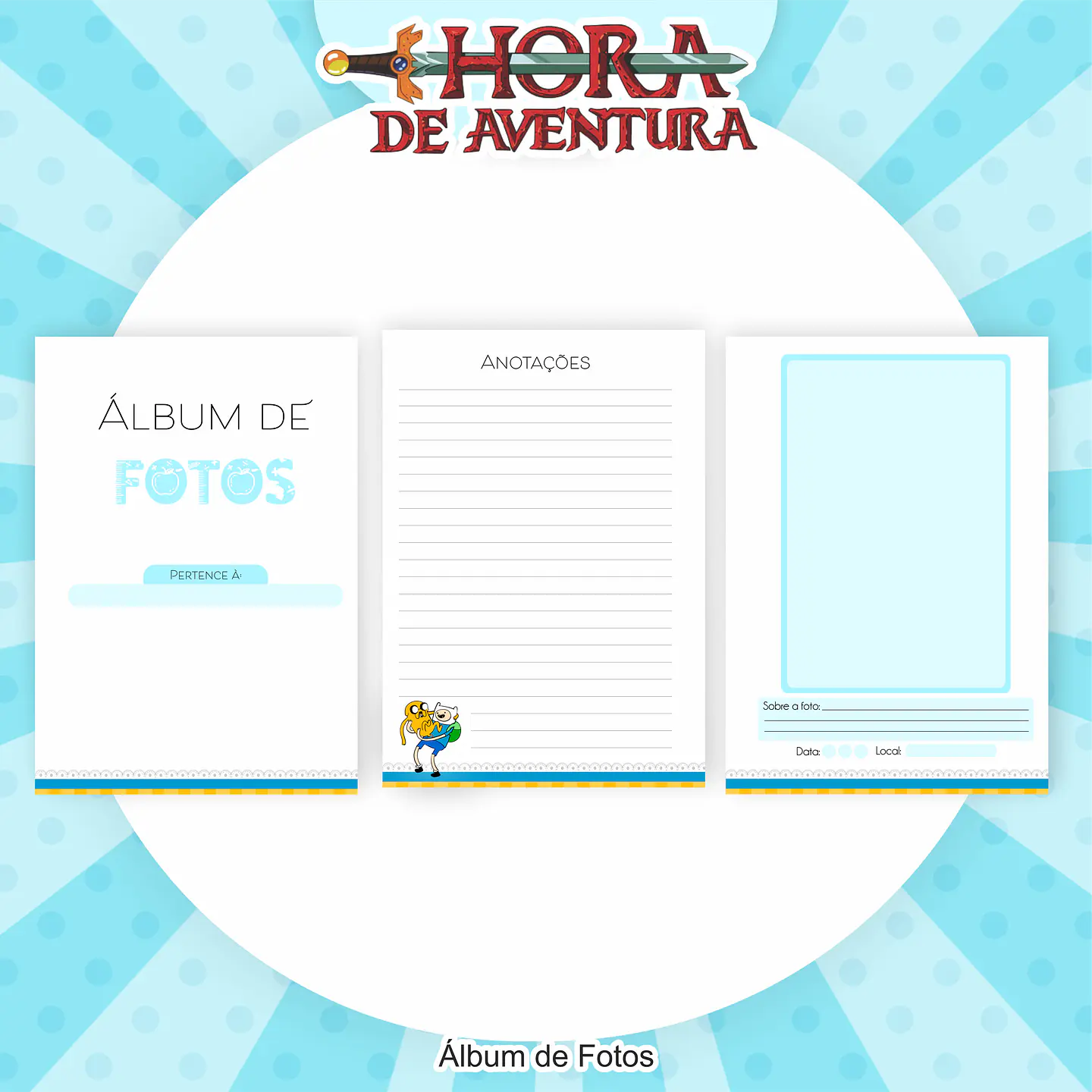 Arquivo Encadernação Kit Escolar Hora da Aventura - PAMELLA 4