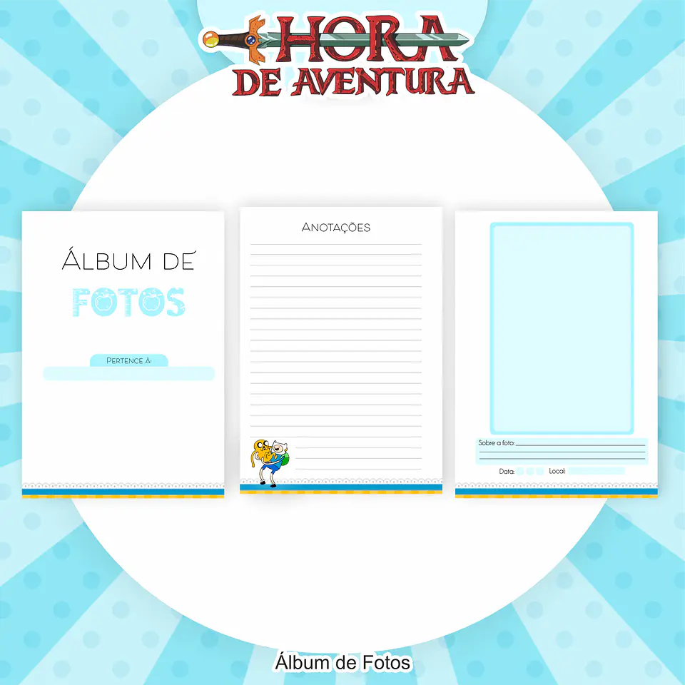 Arquivo Encadernação Kit Escolar Hora da Aventura - PAMELLA 4