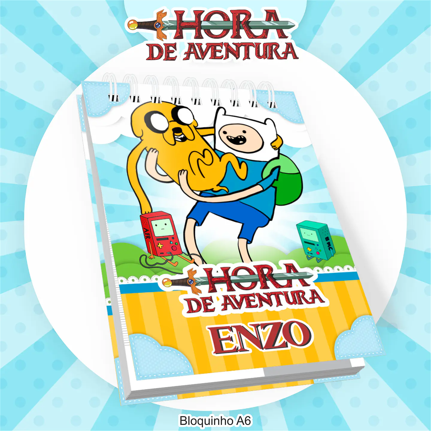Arquivo Encadernação Kit Escolar Hora da Aventura - PAMELLA 6