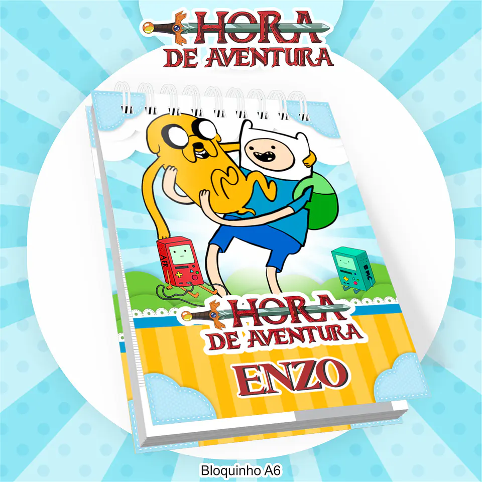 Arquivo Encadernação Kit Escolar Hora da Aventura - PAMELLA 6