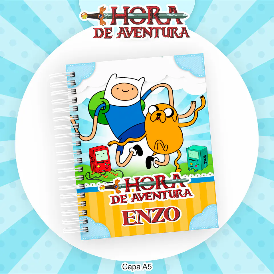 Arquivo Encadernação Kit Escolar Hora da Aventura - PAMELLA 7