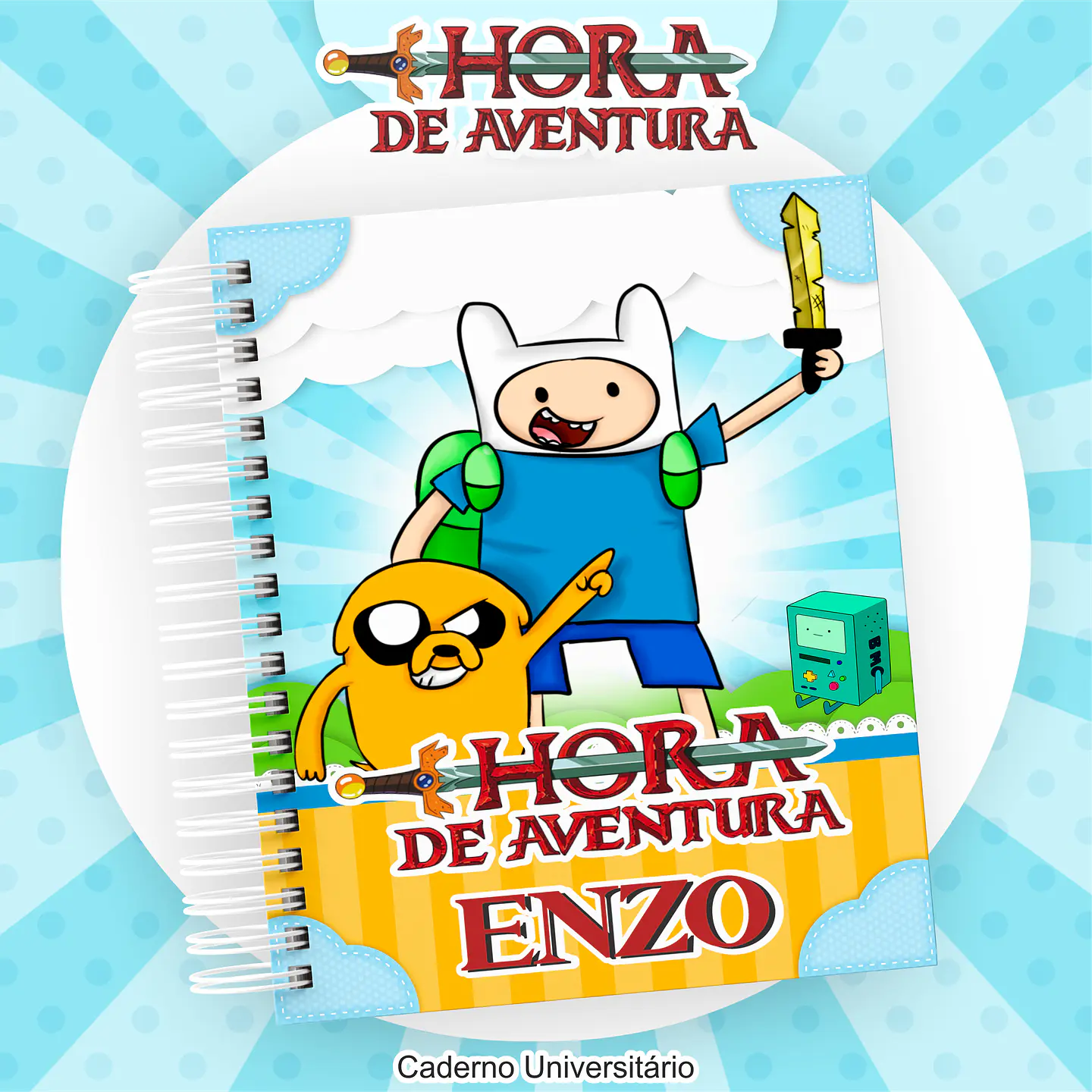 Arquivo Encadernação Kit Escolar Hora da Aventura - PAMELLA 8