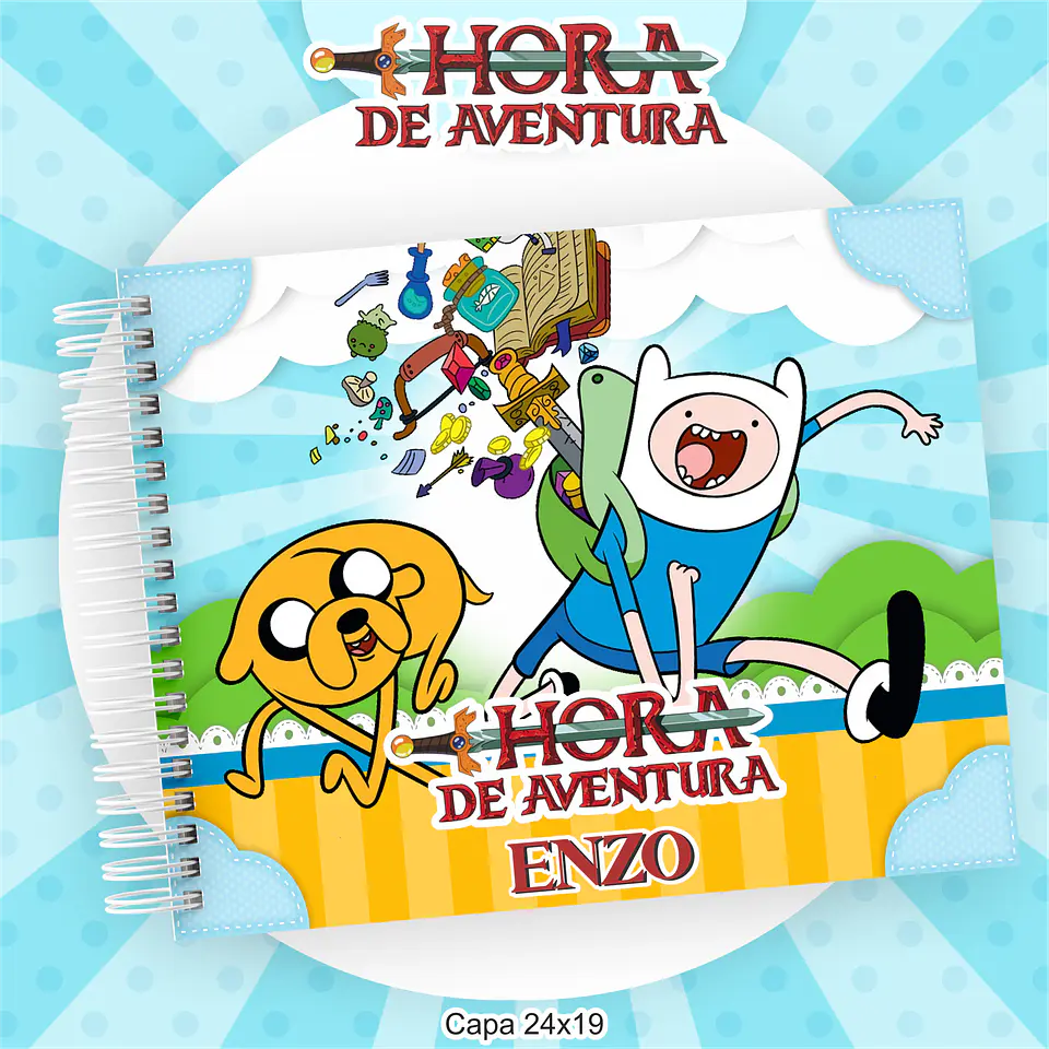 Arquivo Encadernação Kit Escolar Hora da Aventura - PAMELLA 9