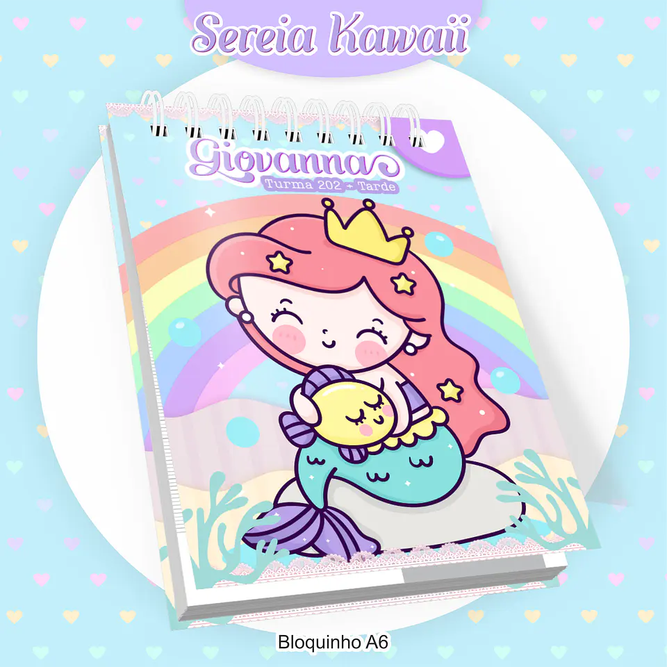 Arquivo Encadernação Kit Escolar Sereia - PAMELLA 6