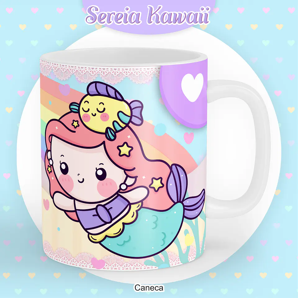 Arquivo Encadernação Kit Escolar Sereia - PAMELLA 10