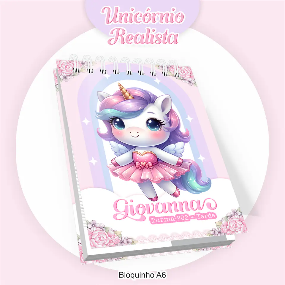 Arquivo Encadernação Kit Escolar Unicórnio - PAMELLA 7