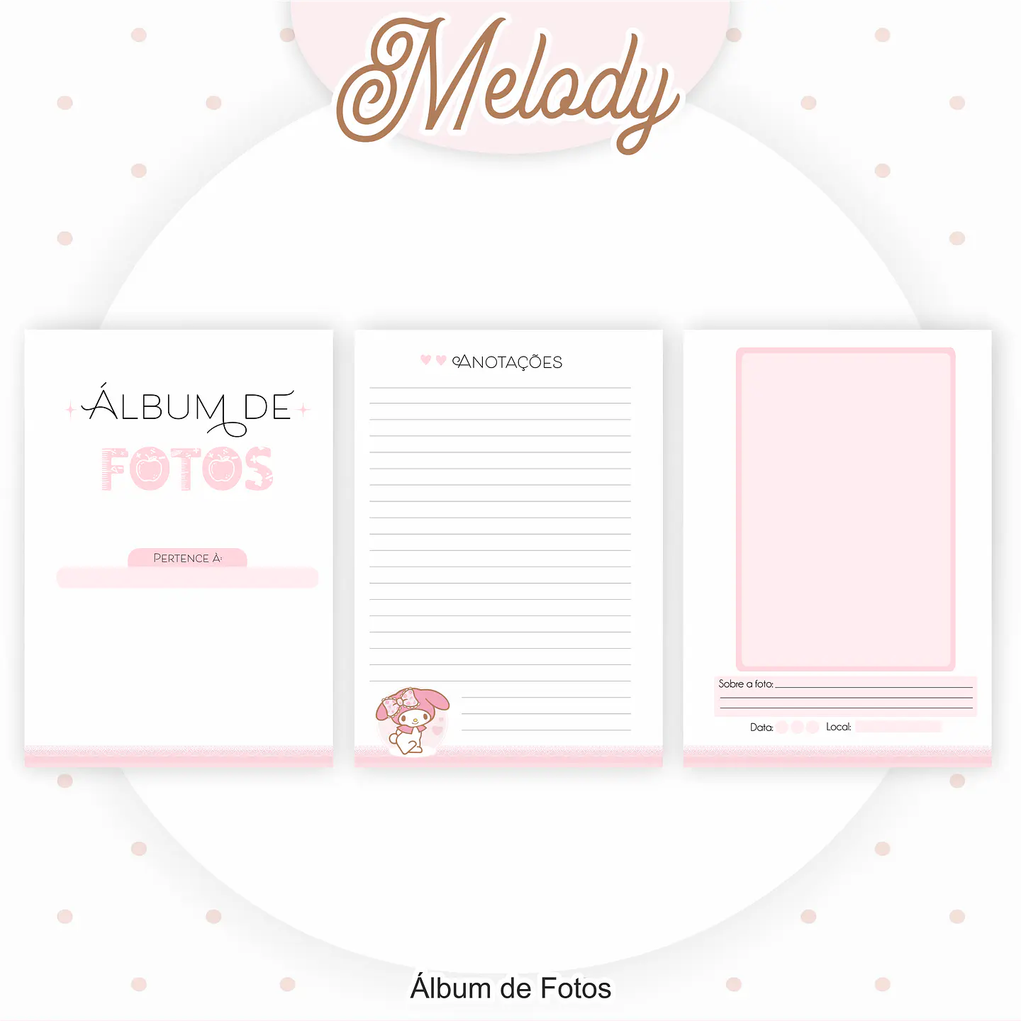 Arquivo Encadernação Kit Escolar Melody - PAMELLA 4