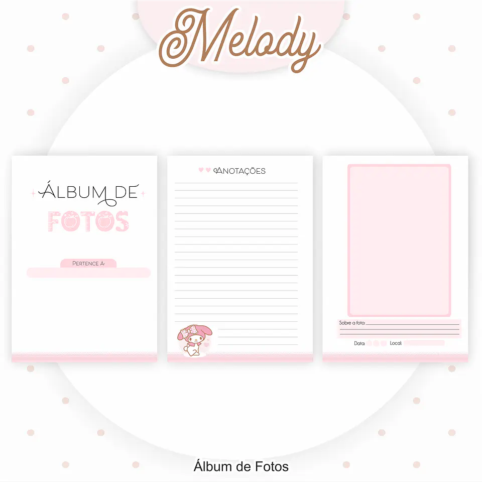 Arquivo Encadernação Kit Escolar Melody - PAMELLA 4