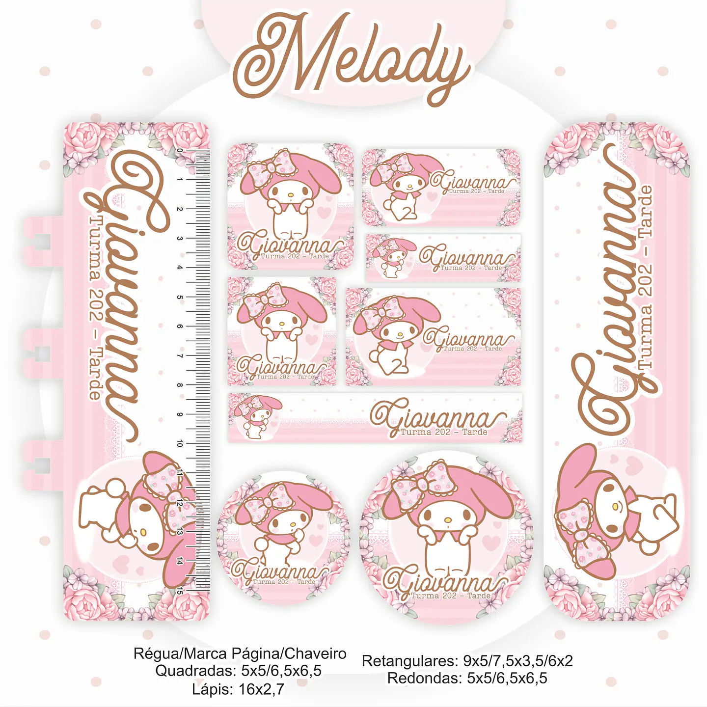 Arquivo Encadernação Kit Escolar Melody - PAMELLA 5