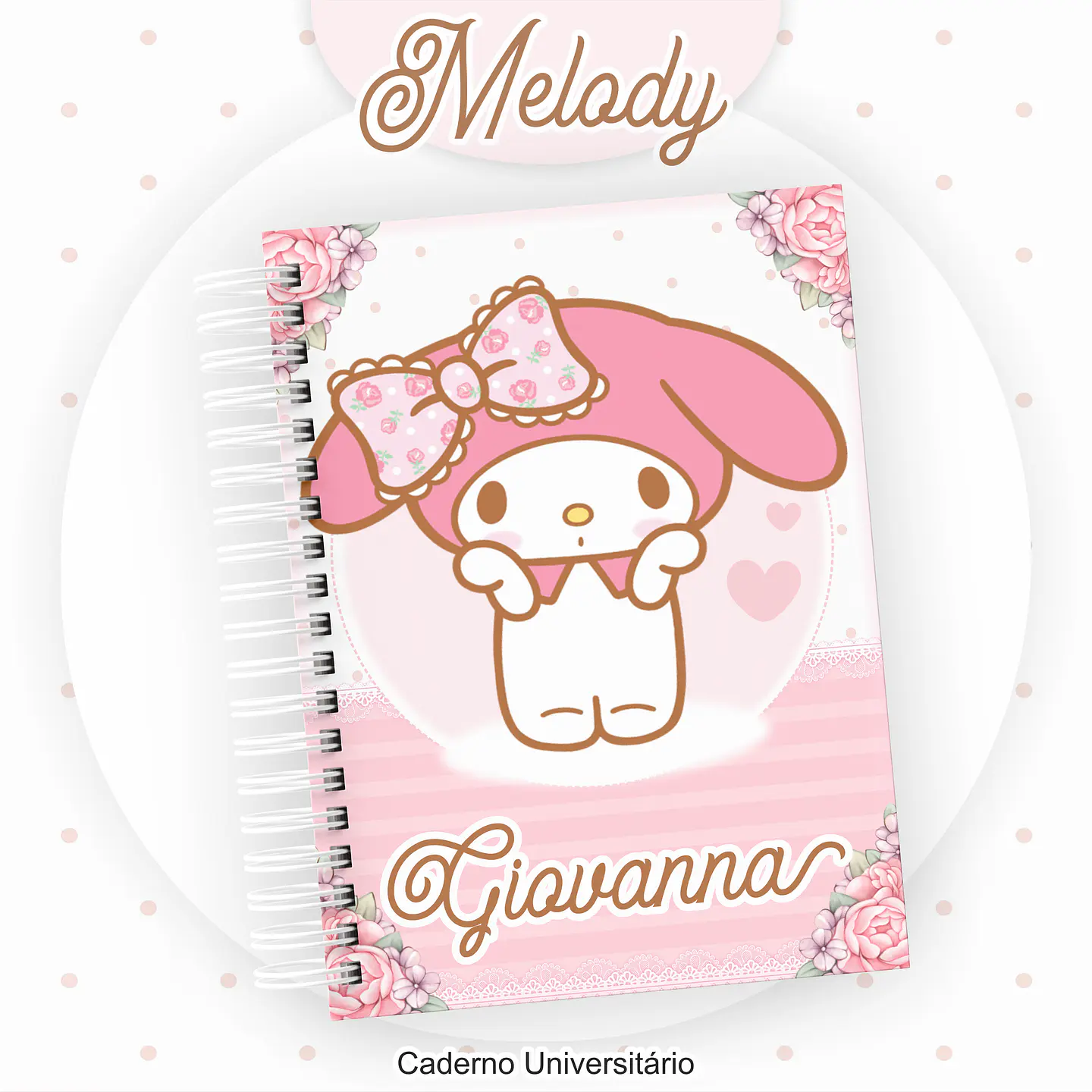 Arquivo Encadernação Kit Escolar Melody - PAMELLA 8