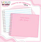 Arquivo encadernação kit escolar  Neutro Rosa -  LINA CRIATIVA - Thumbnail 3