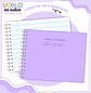 Arquivo encadernação kit escolar  Neutro Lilás -  LINA CRIATIVA - Thumbnail 3