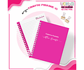 Arquivo encadernação kit escolar  Neutro Pink -  LINA CRIATIVA