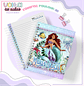 Arquivo encadernação kit escolar  Pequena Sereia -  LINA CRIATIVA - Thumbnail 8