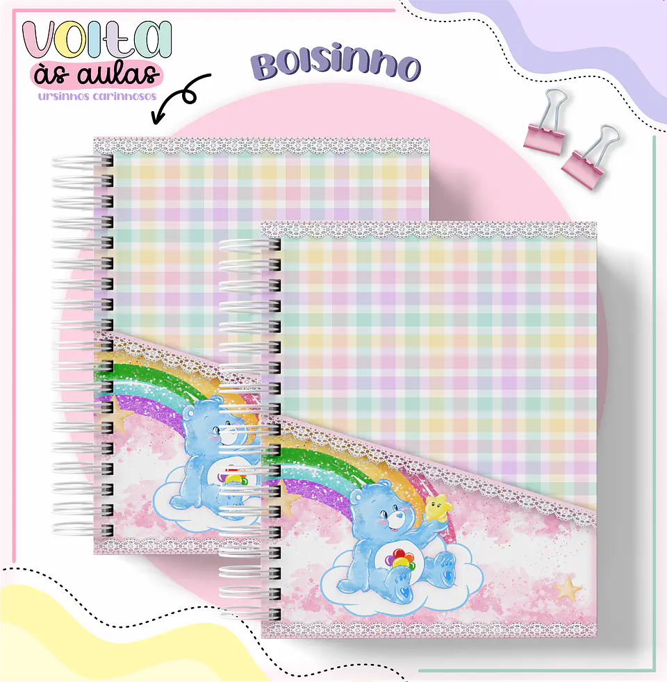 Arquivo encadernação kit escolar  Ursinhos Carinhosos -  LINA CRIATIVA 6
