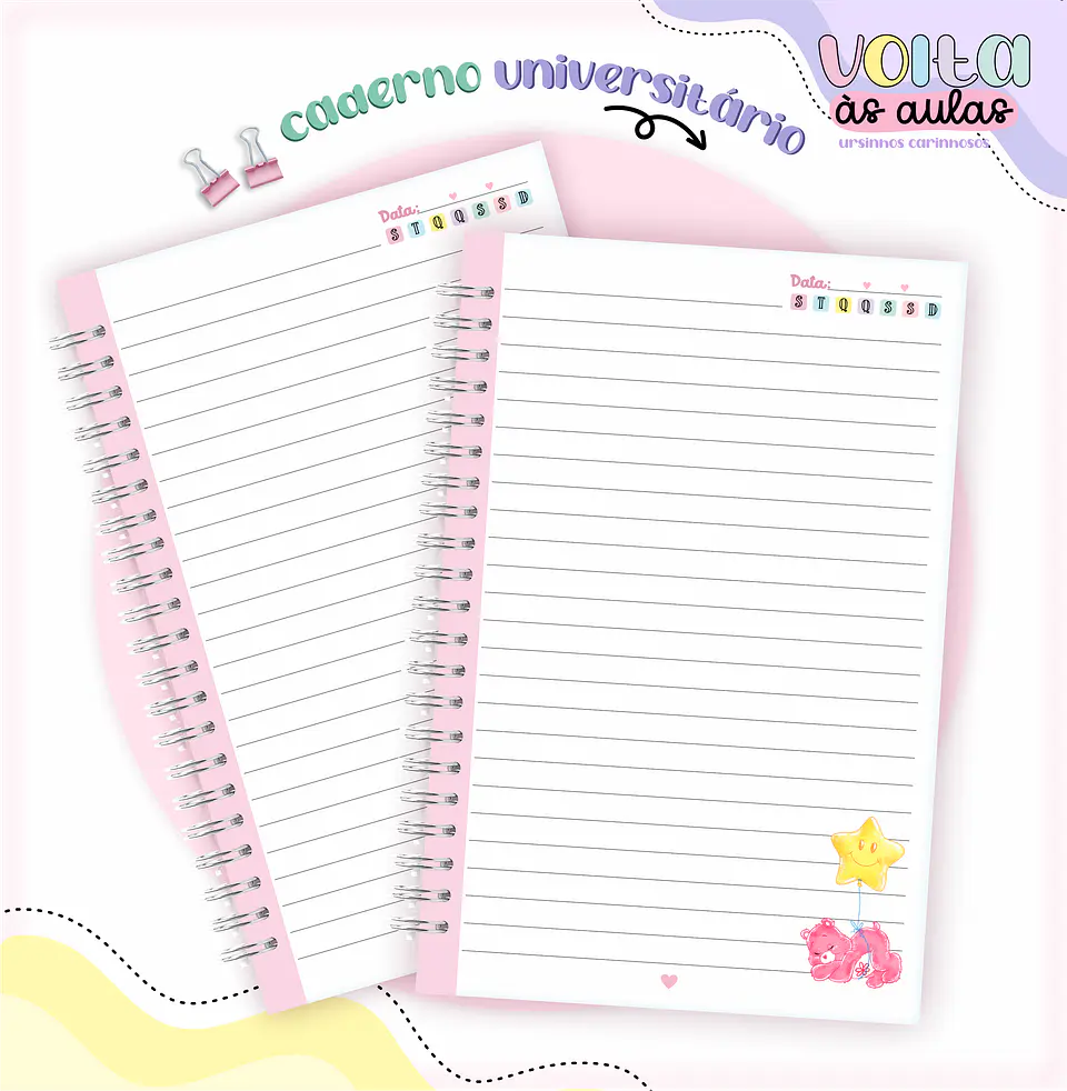 Arquivo encadernação kit escolar  Ursinhos Carinhosos -  LINA CRIATIVA 15