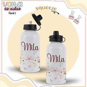 Arquivo encadernação kit escolar Floral -  LINA CRIATIVA