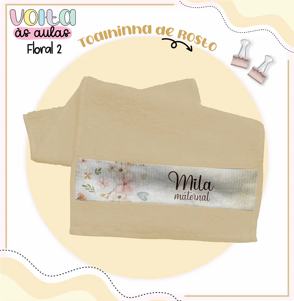 Arquivo encadernação kit escolar Floral -  LINA CRIATIVA 11