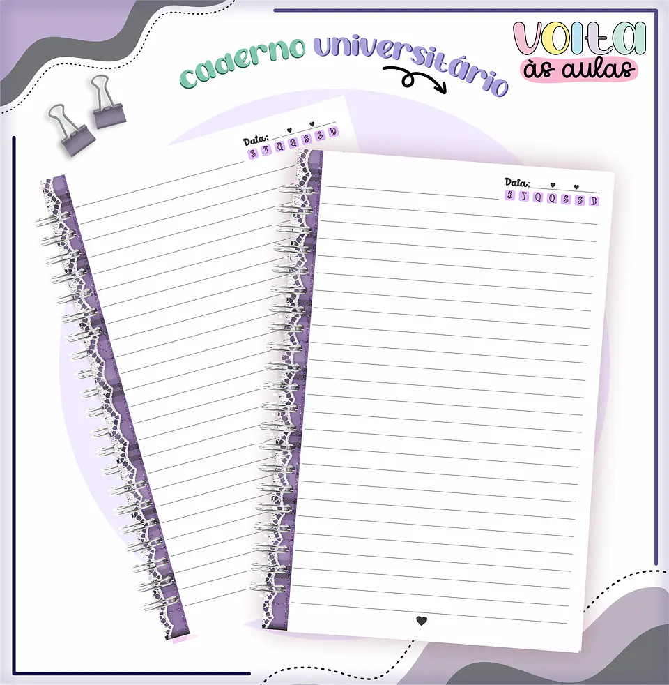Arquivo encadernação kit escolar Wandinha -  LINA CRIATIVA 4