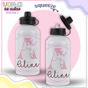 Arquivo encadernação kit escolar  Floral Alfabeto-  LINA CRIATIVA