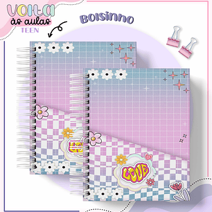 Arquivo encadernação kit escolar Teen Menina Groovy -  LINA CRIATIVA