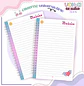 Arquivo encadernação kit escolar Teen Menina Groovy -  LINA CRIATIVA - Thumbnail 4