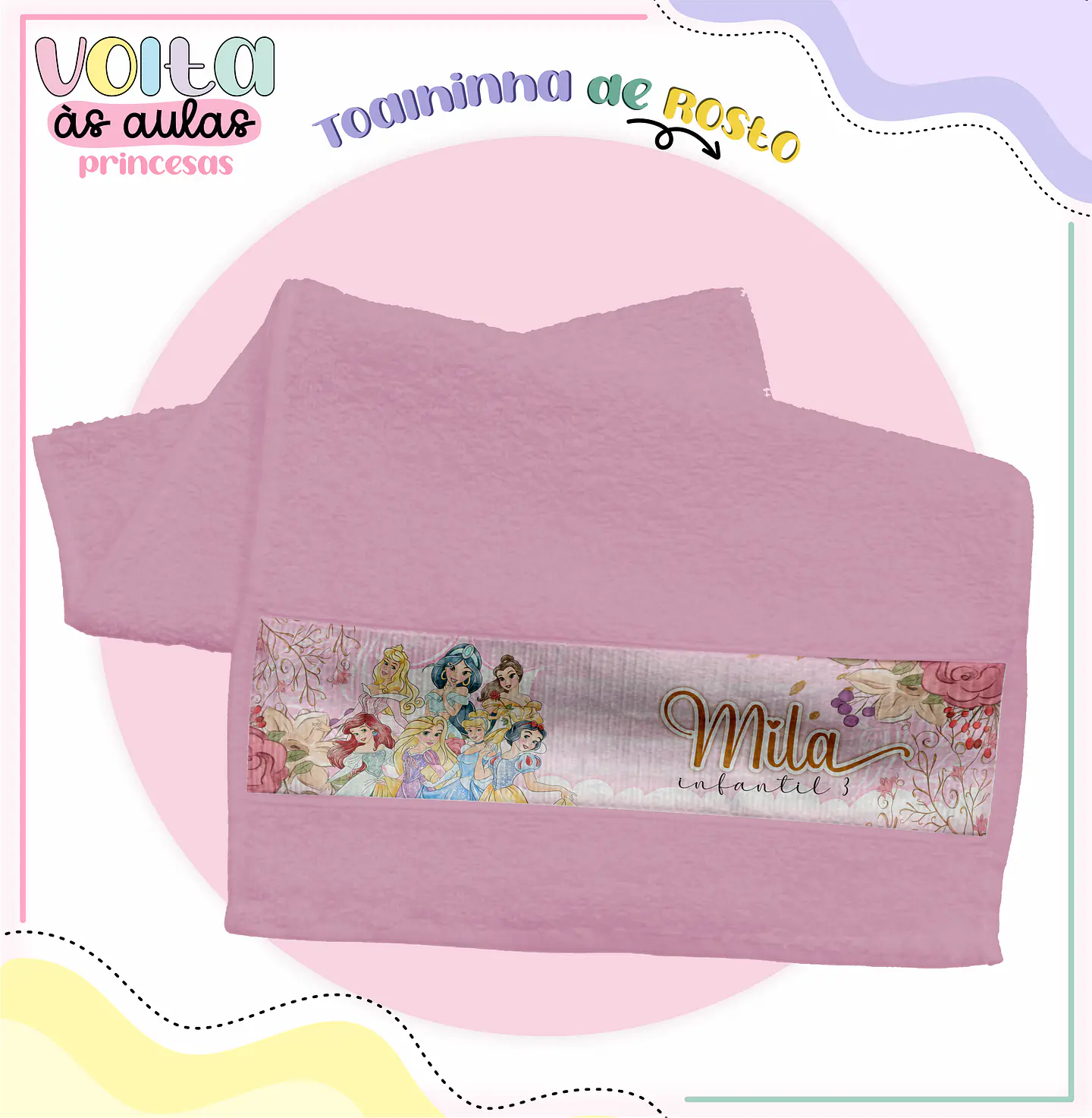 Arquivo encadernação kit escolar Princesas Disney -  LINA CRIATIVA 11