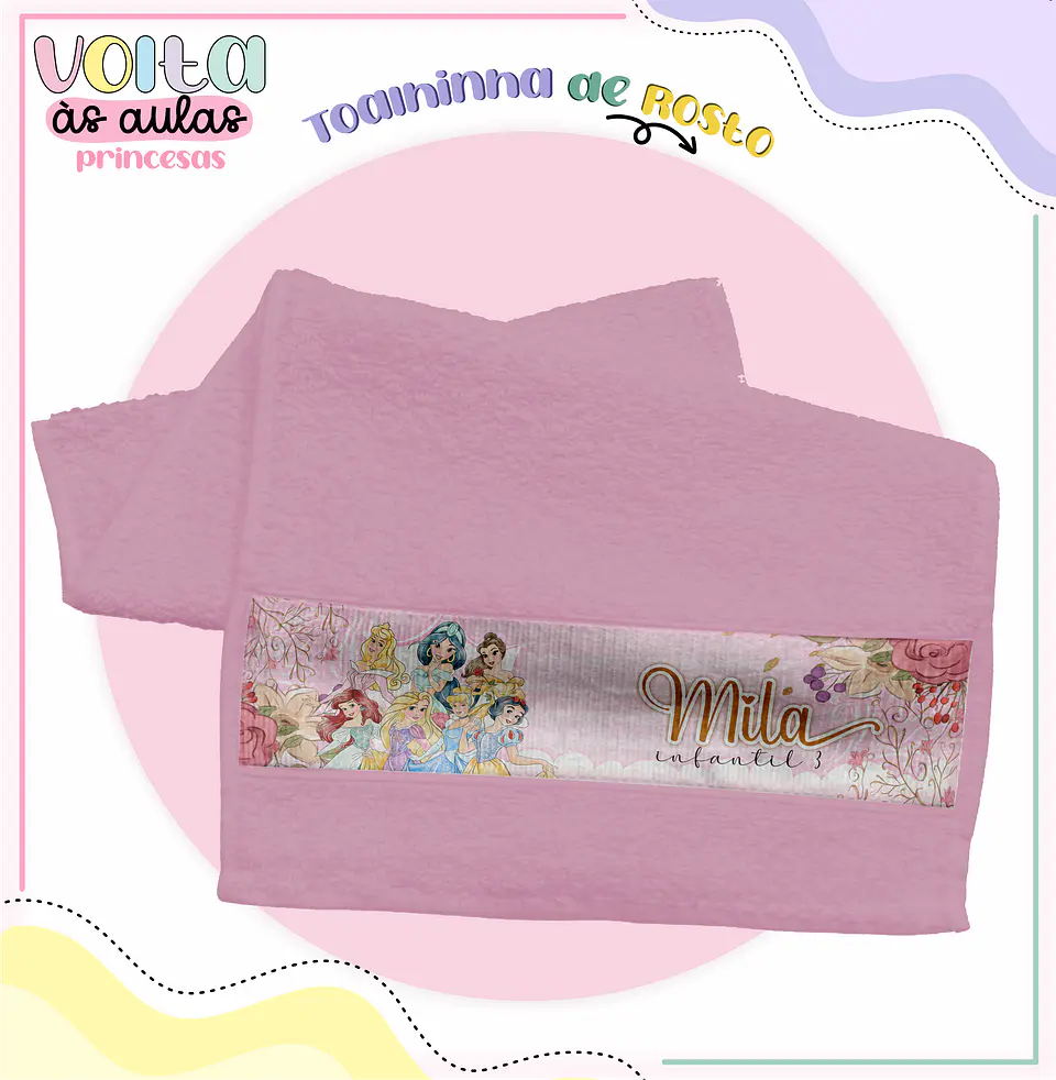 Arquivo encadernação kit escolar Princesas Disney -  LINA CRIATIVA 11