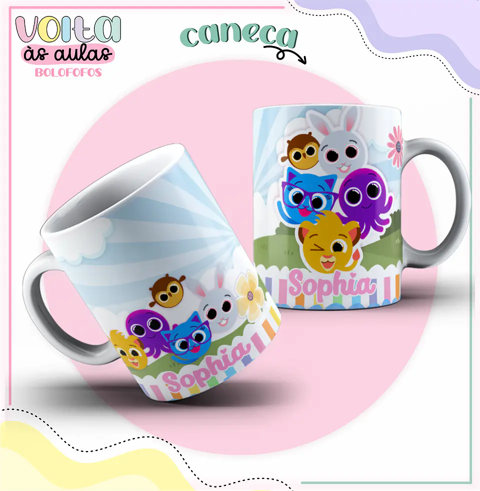 Arquivo encadernação kit escolar Bolofofos -  LINA CRIATIVA 8