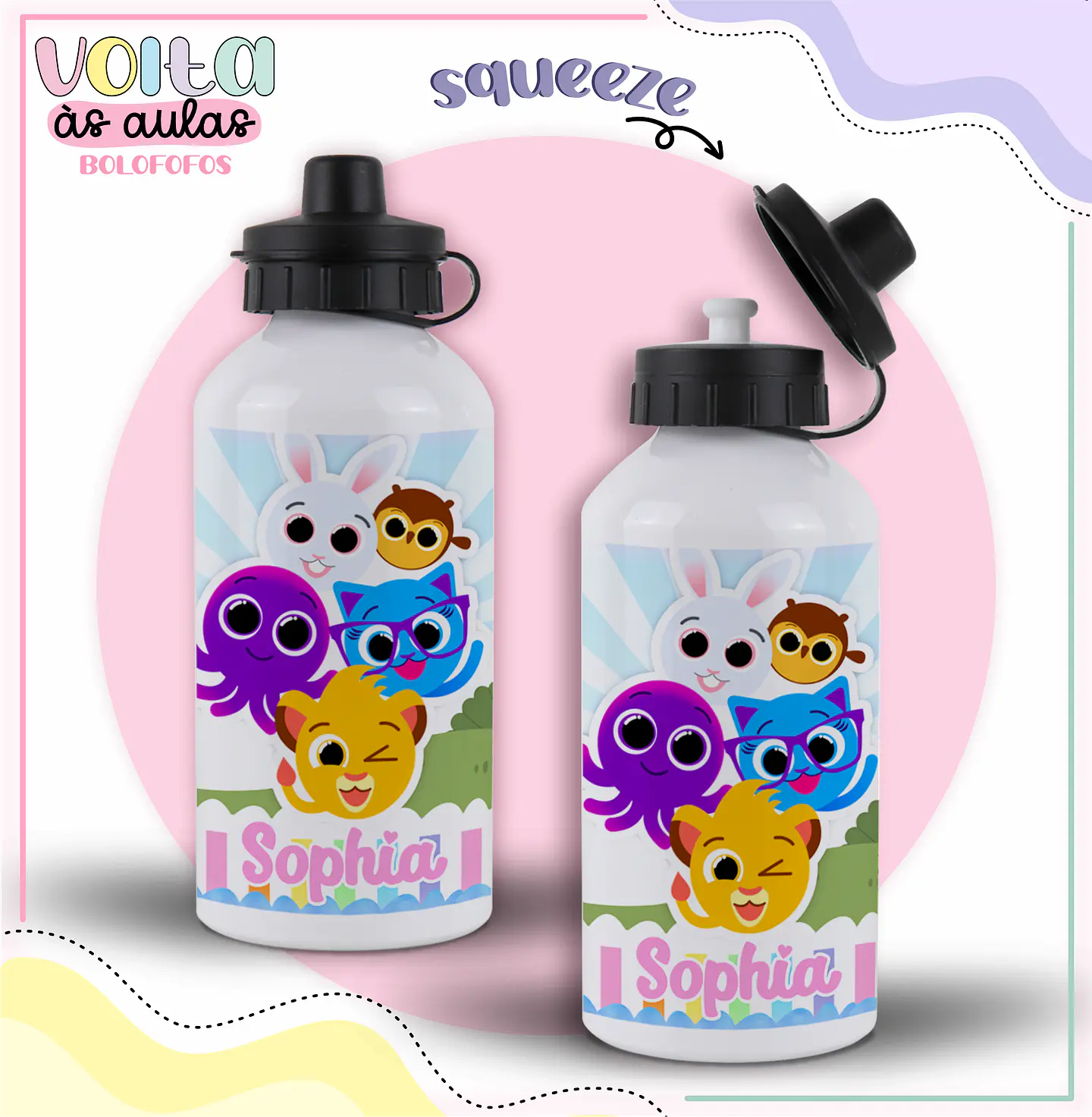 Arquivo encadernação kit escolar Bolofofos -  LINA CRIATIVA 9