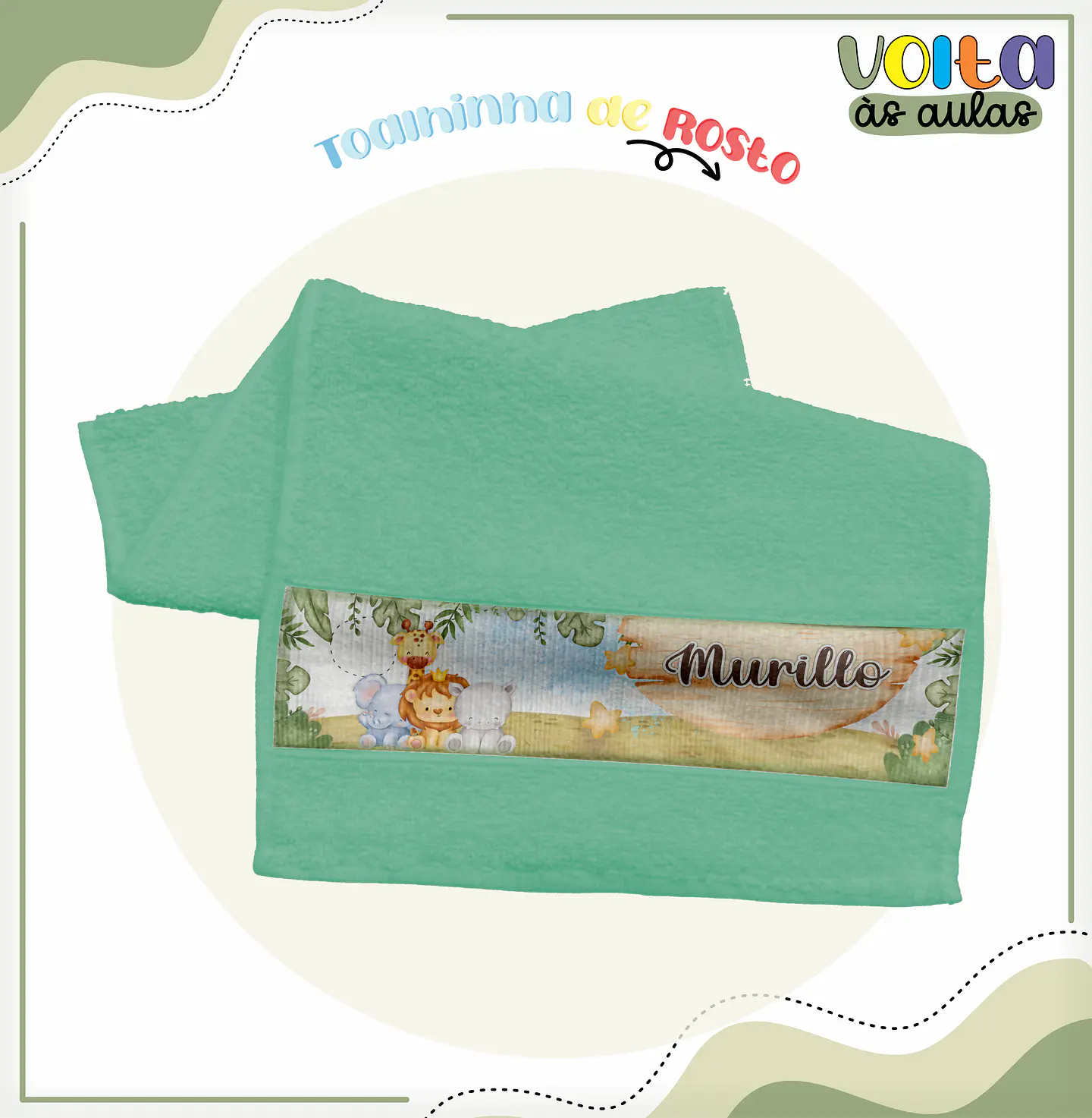 Arquivo encadernação kit escolar Safari - LINA CRIATIVA 9