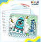 Arquivo encadernação kit escolar Astronauta - LINA CRIATIVA - Thumbnail 5