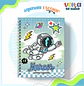 Arquivo encadernação kit escolar Astronauta - LINA CRIATIVA - Thumbnail 9