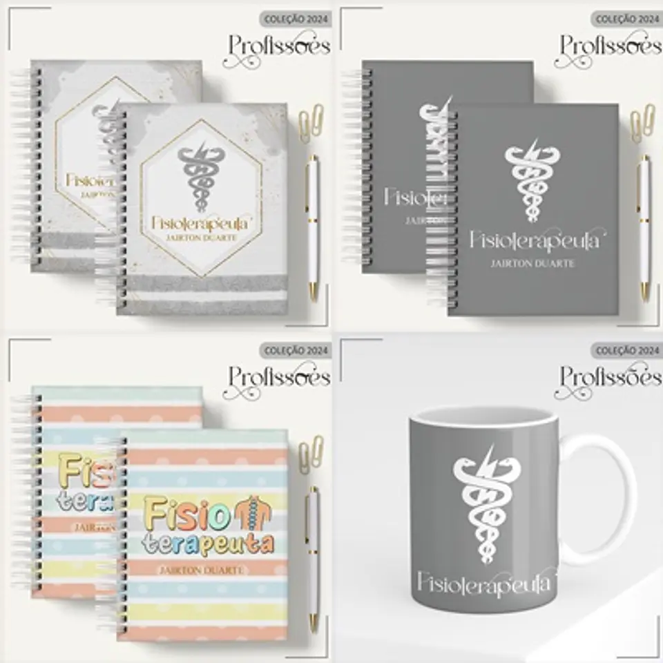 Aquivo Encadernação Kit Fisioterapeuta - LINA CRIATIVA 1