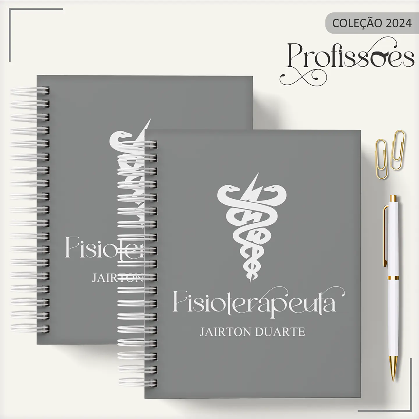 Aquivo Encadernação Kit Fisioterapeuta - LINA CRIATIVA 2