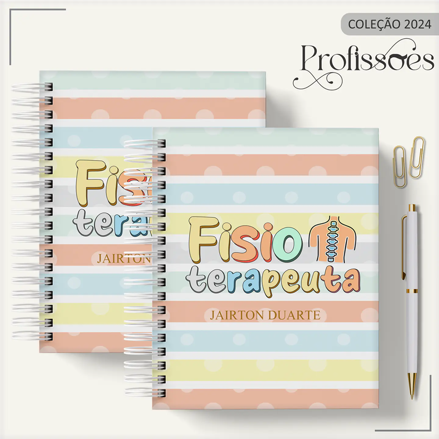 Aquivo Encadernação Kit Fisioterapeuta - LINA CRIATIVA 3