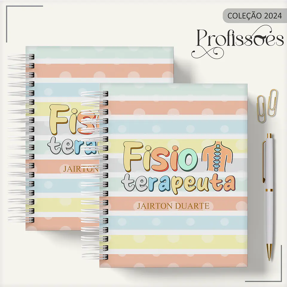 Aquivo Encadernação Kit Fisioterapeuta - LINA CRIATIVA 3
