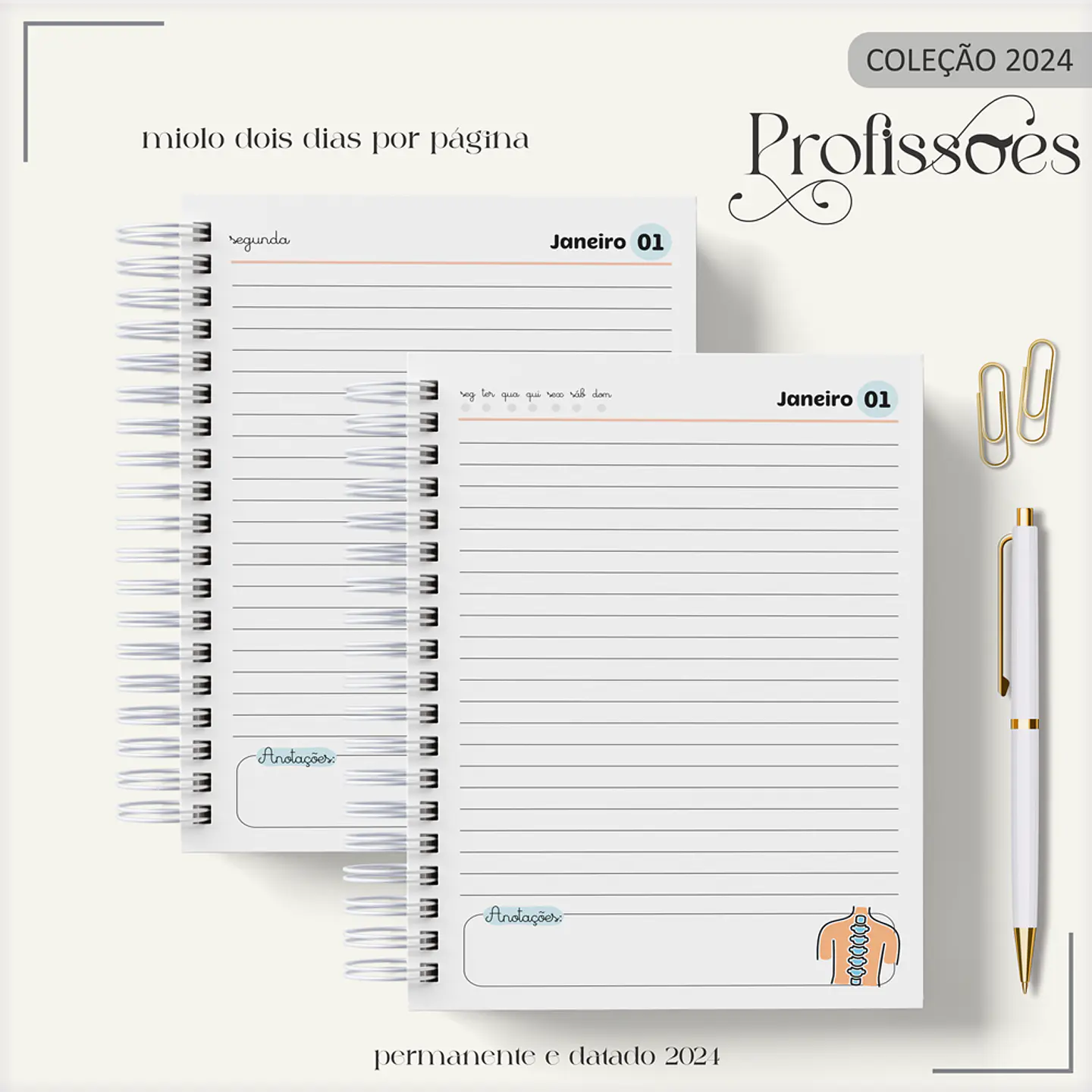 Aquivo Encadernação Kit Fisioterapeuta - LINA CRIATIVA 4