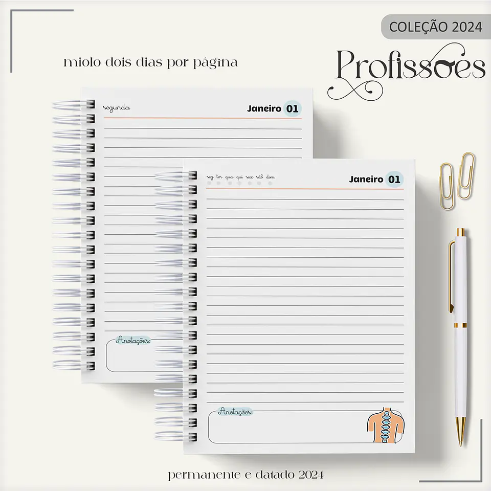 Aquivo Encadernação Kit Fisioterapeuta - LINA CRIATIVA 4