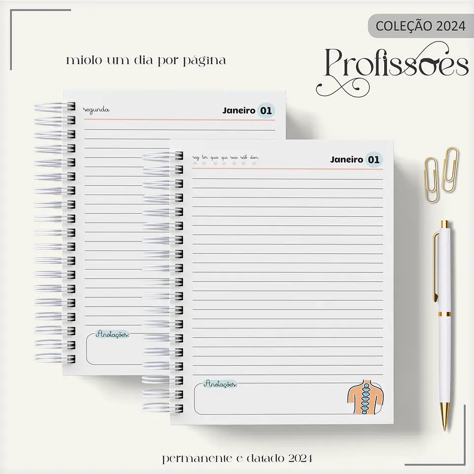 Aquivo Encadernação Kit Fisioterapeuta - LINA CRIATIVA 6