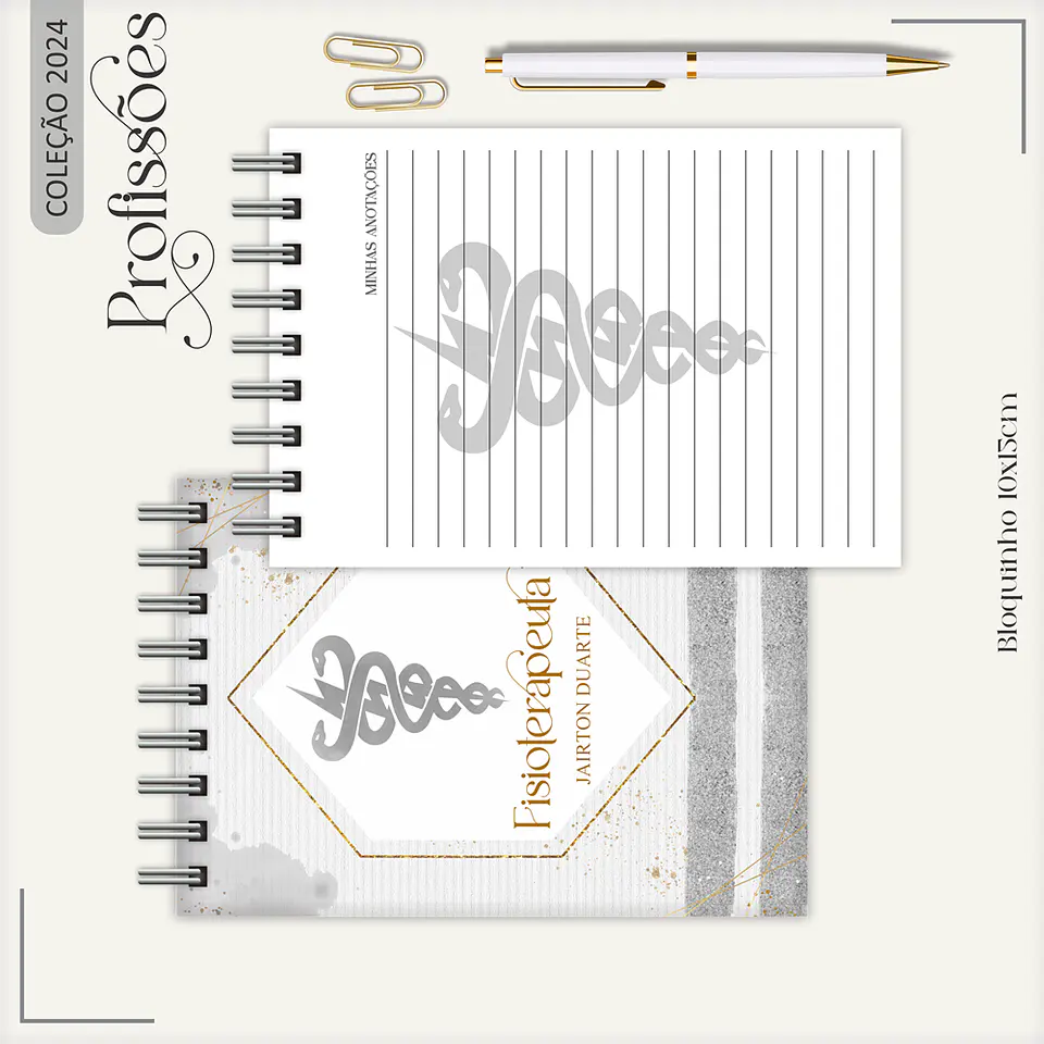 Aquivo Encadernação Kit Fisioterapeuta - LINA CRIATIVA 9