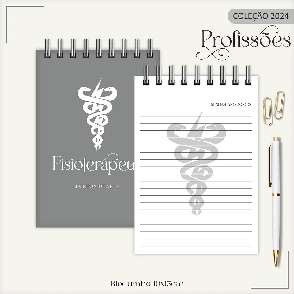 Aquivo Encadernação Kit Fisioterapeuta - LINA CRIATIVA 10