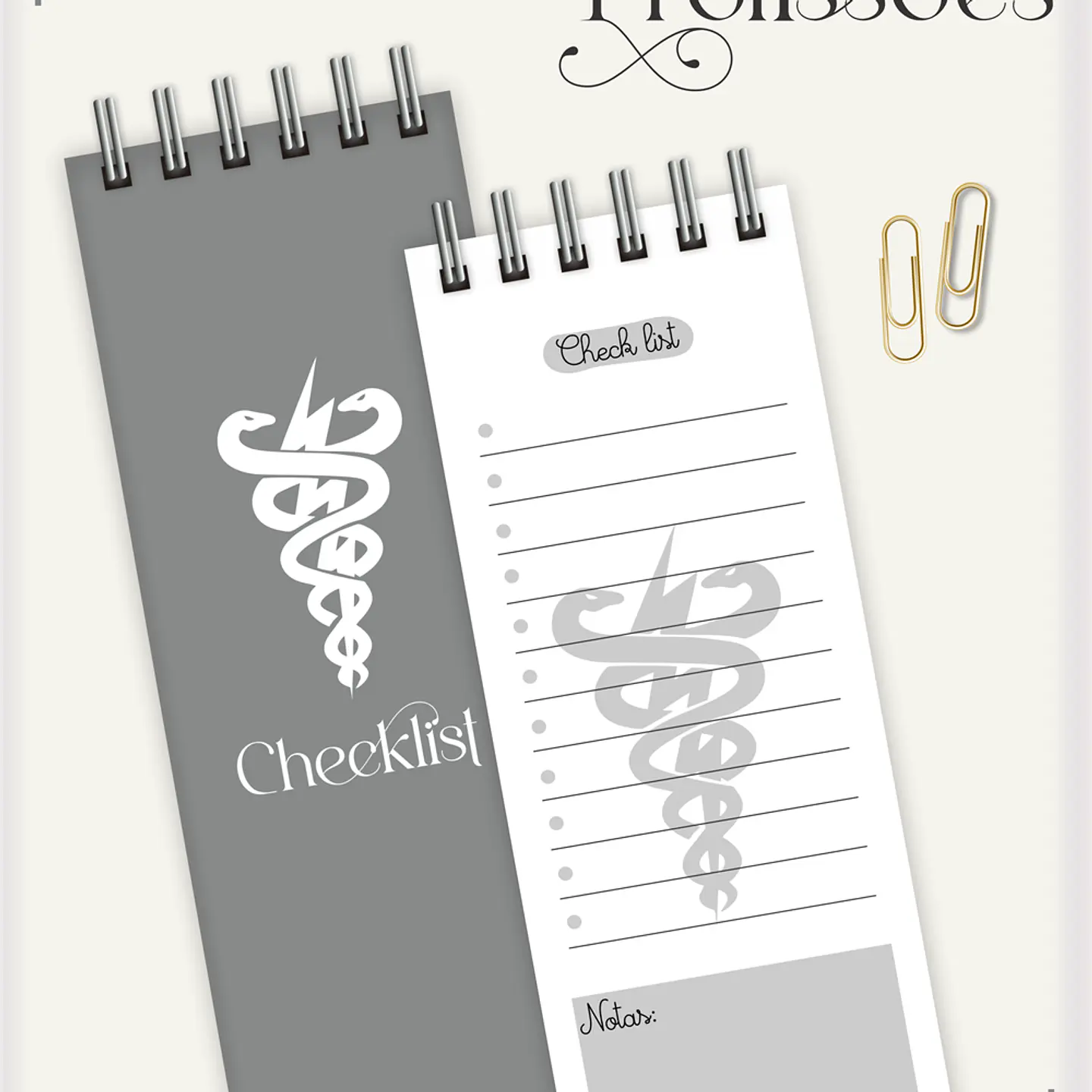 Aquivo Encadernação Kit Fisioterapeuta - LINA CRIATIVA 16