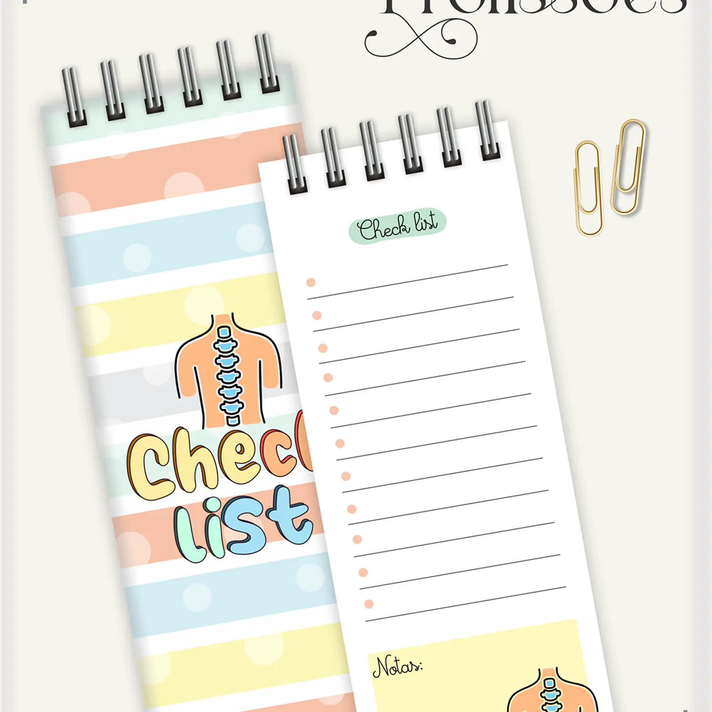 Aquivo Encadernação Kit Fisioterapeuta - LINA CRIATIVA 17