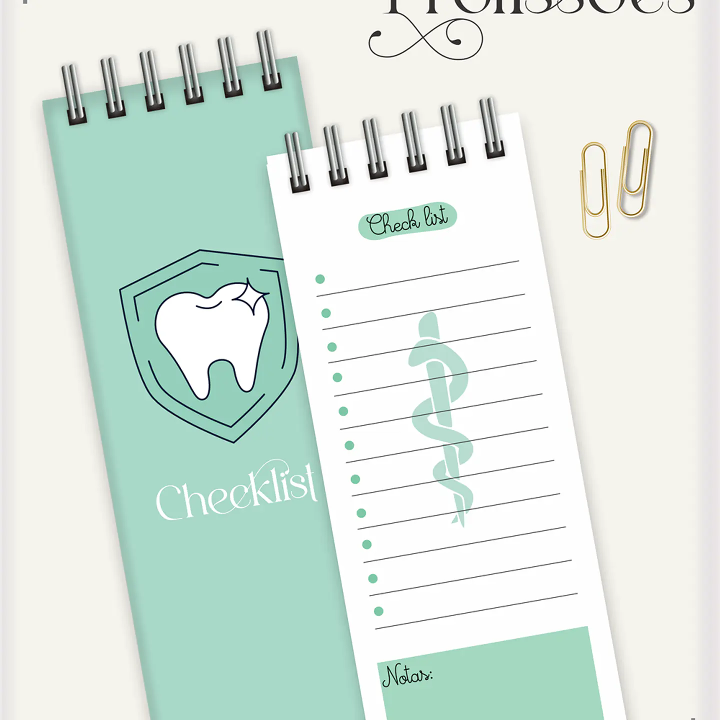 Aquivo Encadernação Kit Dentista - LINA CRIATIVA 20